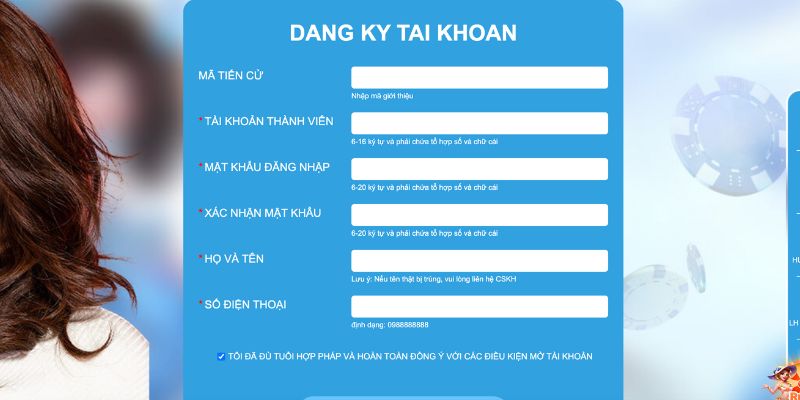 Hướng dẫn các bước đăng ký 123B cực dễ hiểu